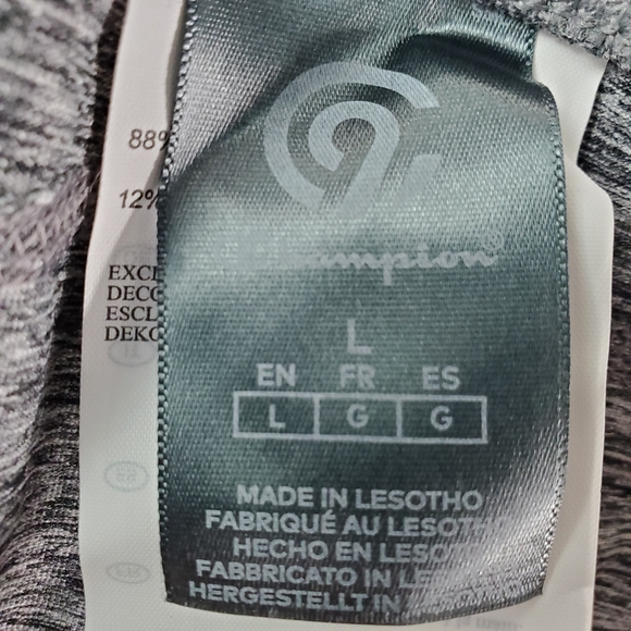 Champion Athletic Yoga Workout Grey Pants Womens L - Picture 6 of 10